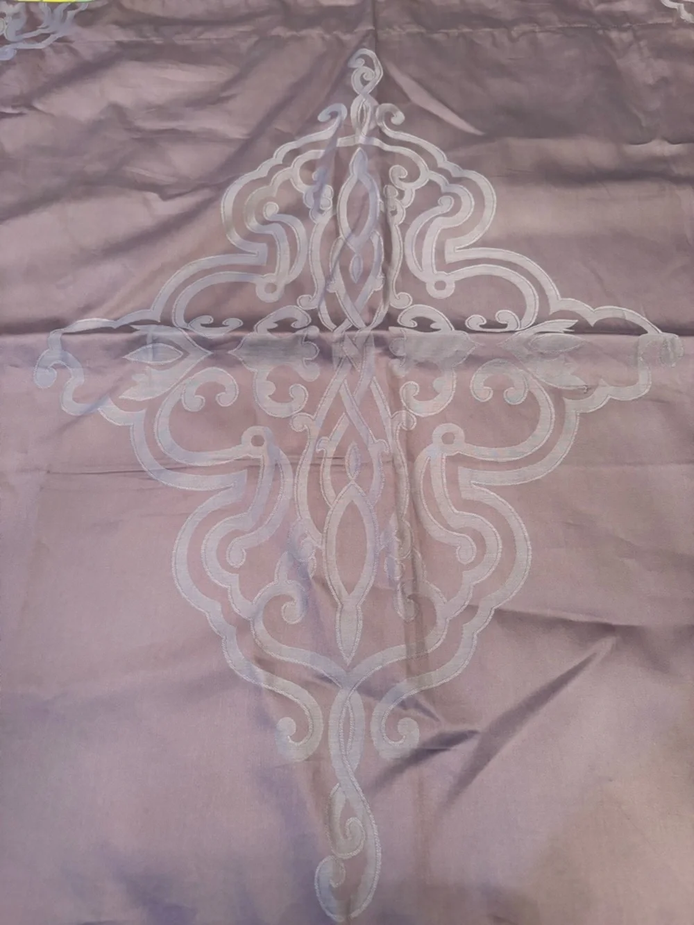 Yves Delorme Purple Esquise Pattern Euro Pillowsham